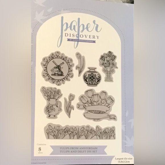 Paper Discovery Tulips from Amsterdam Stamp and Die Set - Picture 7 of 7